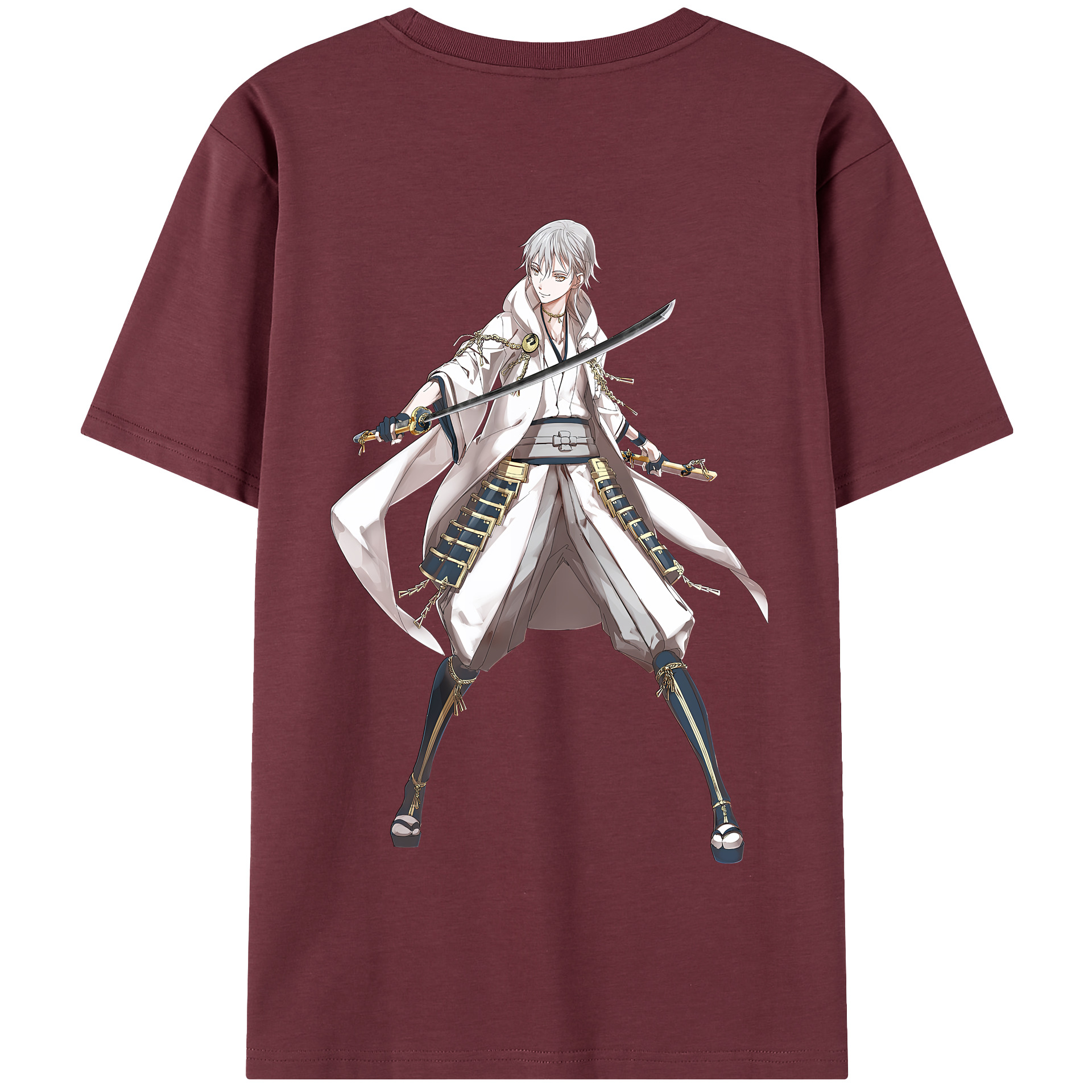 （画像用） 刀剣乱舞 Touken Ranbu 綿100％半袖Tシャツ（背面プリント）